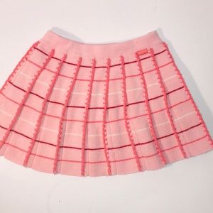 Oilily Pink Pleated Sweater Skirt Sz 24 months